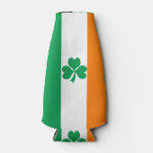 De vlag van Ierland Shamrock Flesjeskoeler (Voorkant)