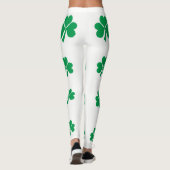 De vlag van Ierland Shamrock Leggings (Achterkant)