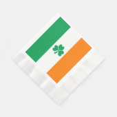 De vlag van Ierland Shamrock Servetten (Hoek)