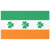 De vlag van Ierland Shamrock Tafelkleed (Voorkant (Horizontaal))