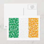 De vlag van Ierland Shamrocks Briefkaart (Voorkant / Achterkant)