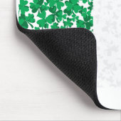 De vlag van Ierland Shamrocks Muismat (Hoek)