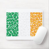 De vlag van Ierland Shamrocks Muismat (Met muis)