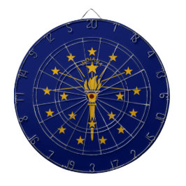 De vlag van Indiana Dartbord