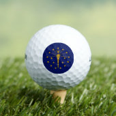 De vlag van Indiana Golfballen (Insitu Shirt)