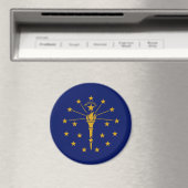 De vlag van Indiana Magneet (Insitu (Vaatwasser))