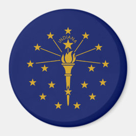 De vlag van Indiana Magneet