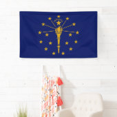 De vlag van Indiana Spandoek (Insitu)
