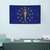 De vlag van Indiana Spandoek (Beurs)