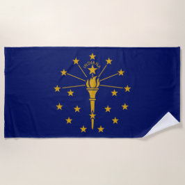 De vlag van Indiana Strandlaken