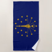 De vlag van Indiana Strandlaken (Voorkant)