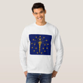 De vlag van Indiana T-shirt (Voorkant volledig)