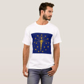 De vlag van Indiana T-shirt (Voorkant volledig)