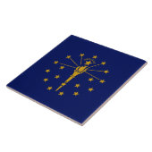 De vlag van Indiana Tegeltje (Zijkant)