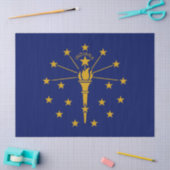 De vlag van Indiana Tissuepapier (Craft)