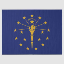 De vlag van Indiana Tissuepapier