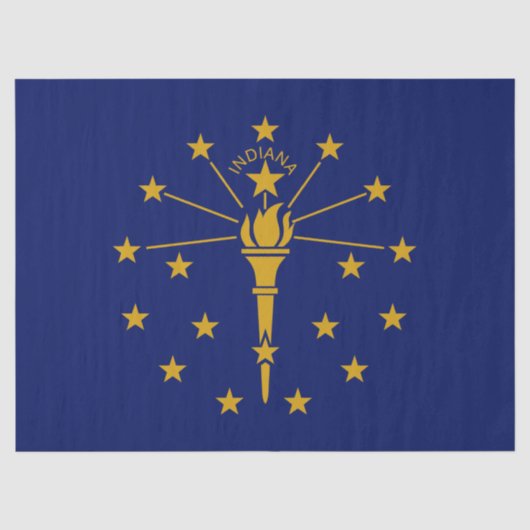 De vlag van Indiana Tissuepapier (Voorkant)