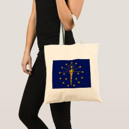 De vlag van Indiana Tote Bag
