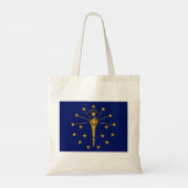 De vlag van Indiana Tote Bag (Achterkant)