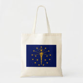 De vlag van Indiana Tote Bag (Voorkant)