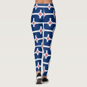 De vlag van Indianapolis, Indiana-Leggings Leggings (Achterkant)