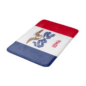 De vlag van Iowa Badmat (Gekanteld)