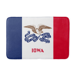 De vlag van Iowa Badmat