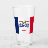 De vlag van Iowa Glas (Voorkant)