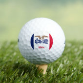 De vlag van Iowa Golfballen (Insitu Shirt)