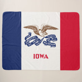 De vlag van Iowa Sherpa Deken