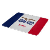 De vlag van Iowa Snijplank (Hoek)