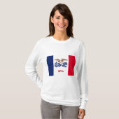 De vlag van Iowa T-shirt (Voorkant volledig)