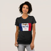 De vlag van Iowa T-shirt (Voorkant volledig)