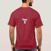 De vlag van Iowa T-shirt (Achterkant)
