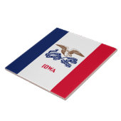 De vlag van Iowa Tegeltje (Zijkant)