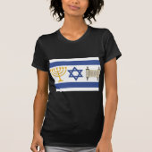 De Vlag van Israël T-shirt (Voorkant)