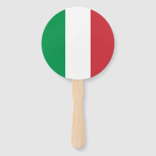De Vlag van Italië Handwaaier