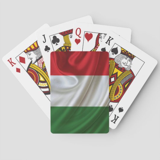 De vlag van Italië Kaart Game (Achterkant)