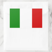 De vlag van Italië Rechthoekige Sticker (Tas)
