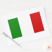 De vlag van Italië Rechthoekige Sticker (Envelop)