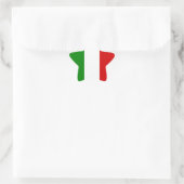 De vlag van Italië Ster Sticker (Tas)