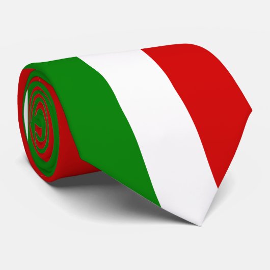 De vlag van Italië Stropdas (Opgerold)