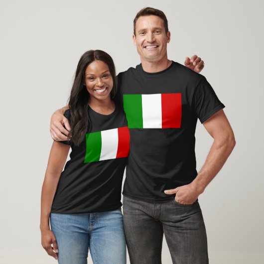 De vlag van Italië T-shirt (Unisex)