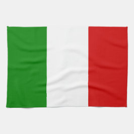 De vlag van Italië Theedoek