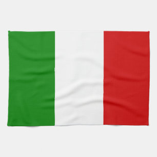 De vlag van Italië Theedoek