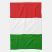 De vlag van Italië Theedoek (Verticaal)