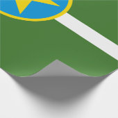 De vlag van Jackson (Mississippi) Cadeaupapier (Hoek)