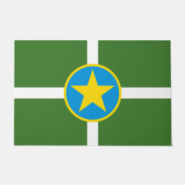 De vlag van Jackson (Mississippi) Deurmat