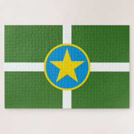 De vlag van Jackson (Mississippi) Legpuzzel
