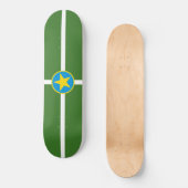 De vlag van Jackson (Mississippi) Persoonlijk Skateboard (Voorkant)
